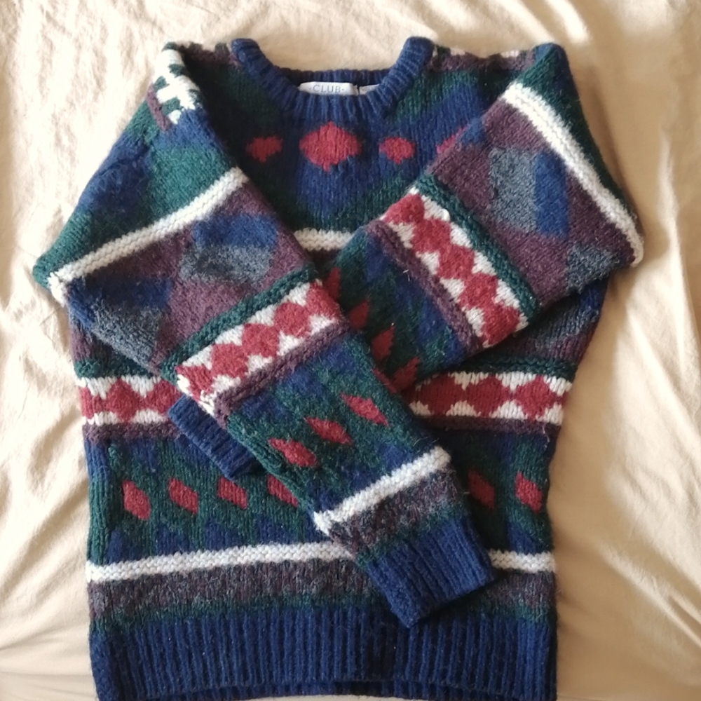 Shetland wool sweater